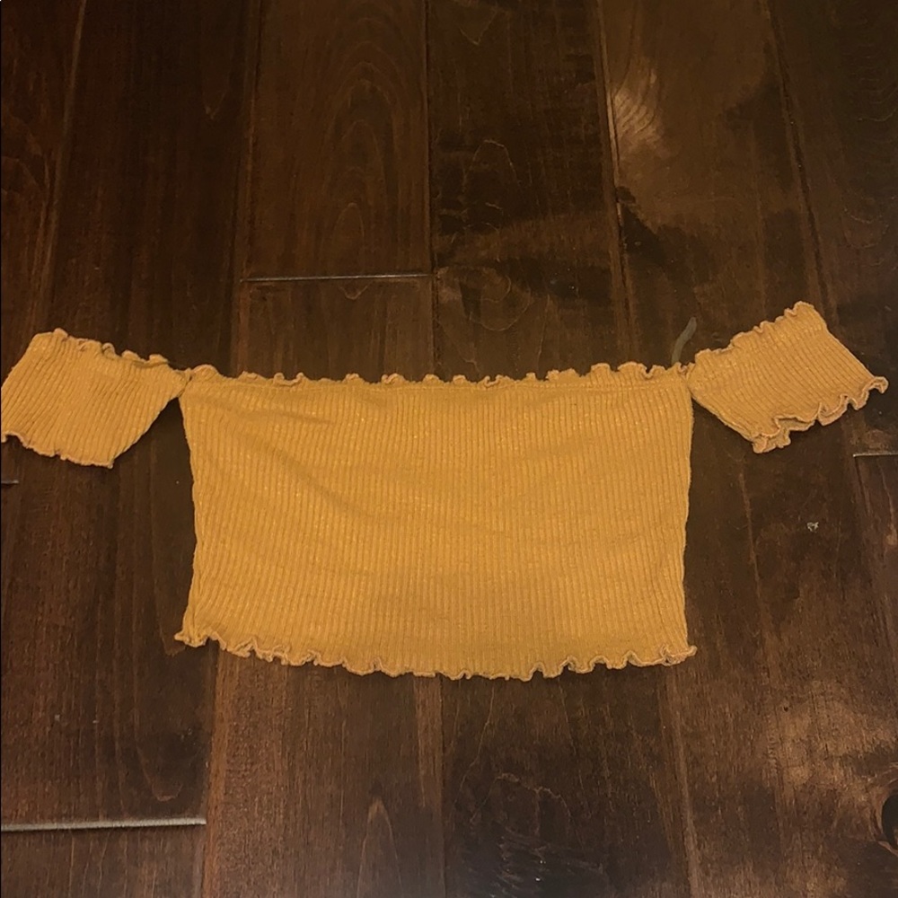Gold Crop Top